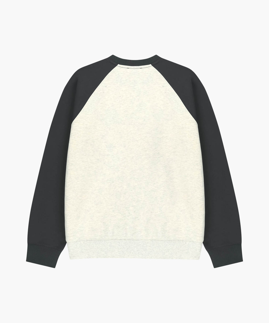 Marithe & Francois Girbaud - Small Classic Logo Color Block Sweatshirt (Charcoal) product image 7 | TRAB K-Fashion Australia