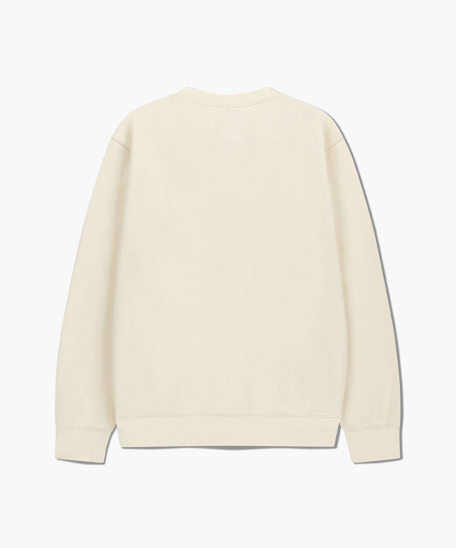 Marithe & Francois Girbaud - Classic Logo Embroidery Sweatshirt (brushed) (Cream) product image 9 | TRAB K-Fashion Australia