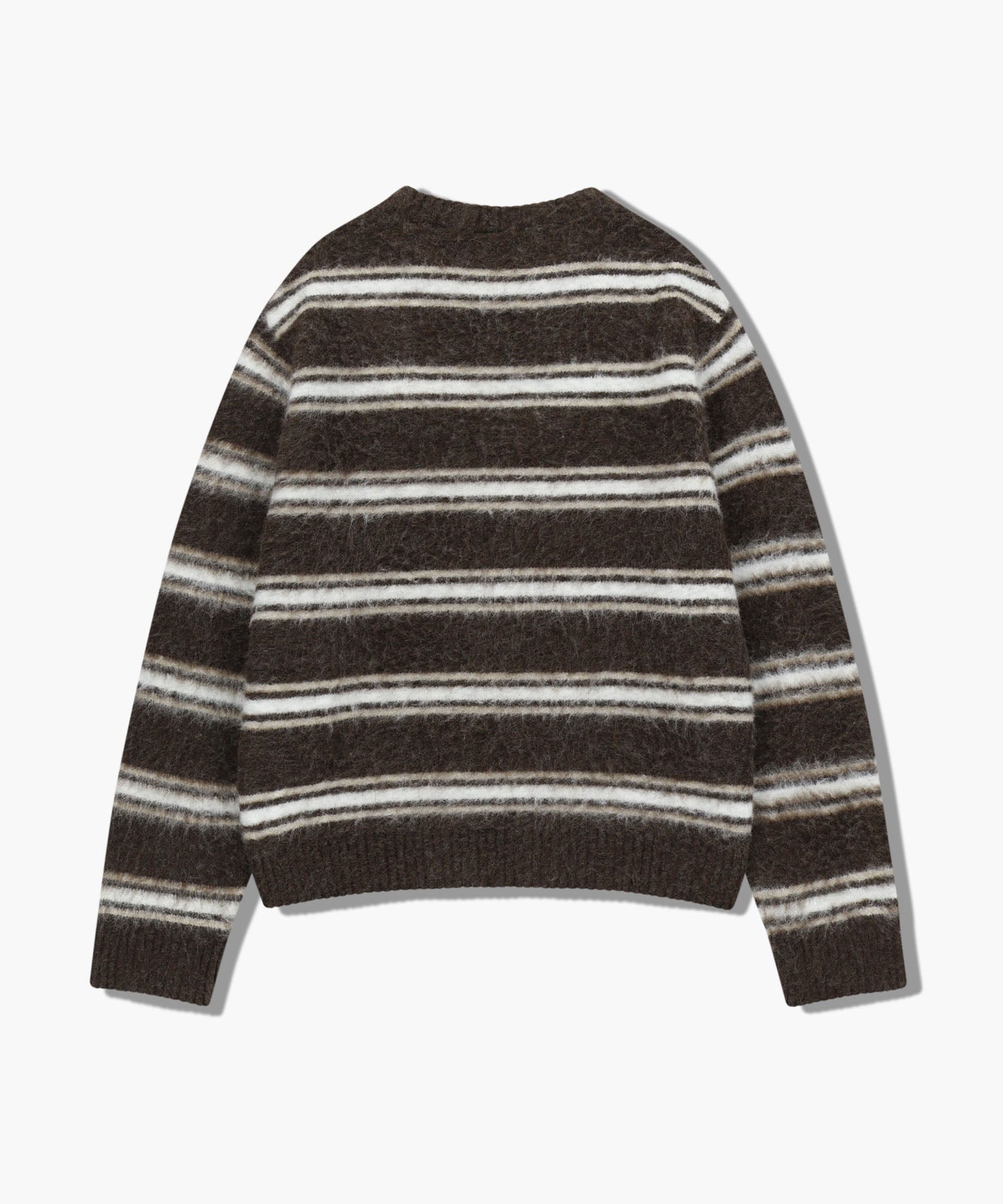 Marithe & Francois Girbaud - Multi Stripe Knit Pullover (Brown) product image 7 | TRAB K-Fashion Australia