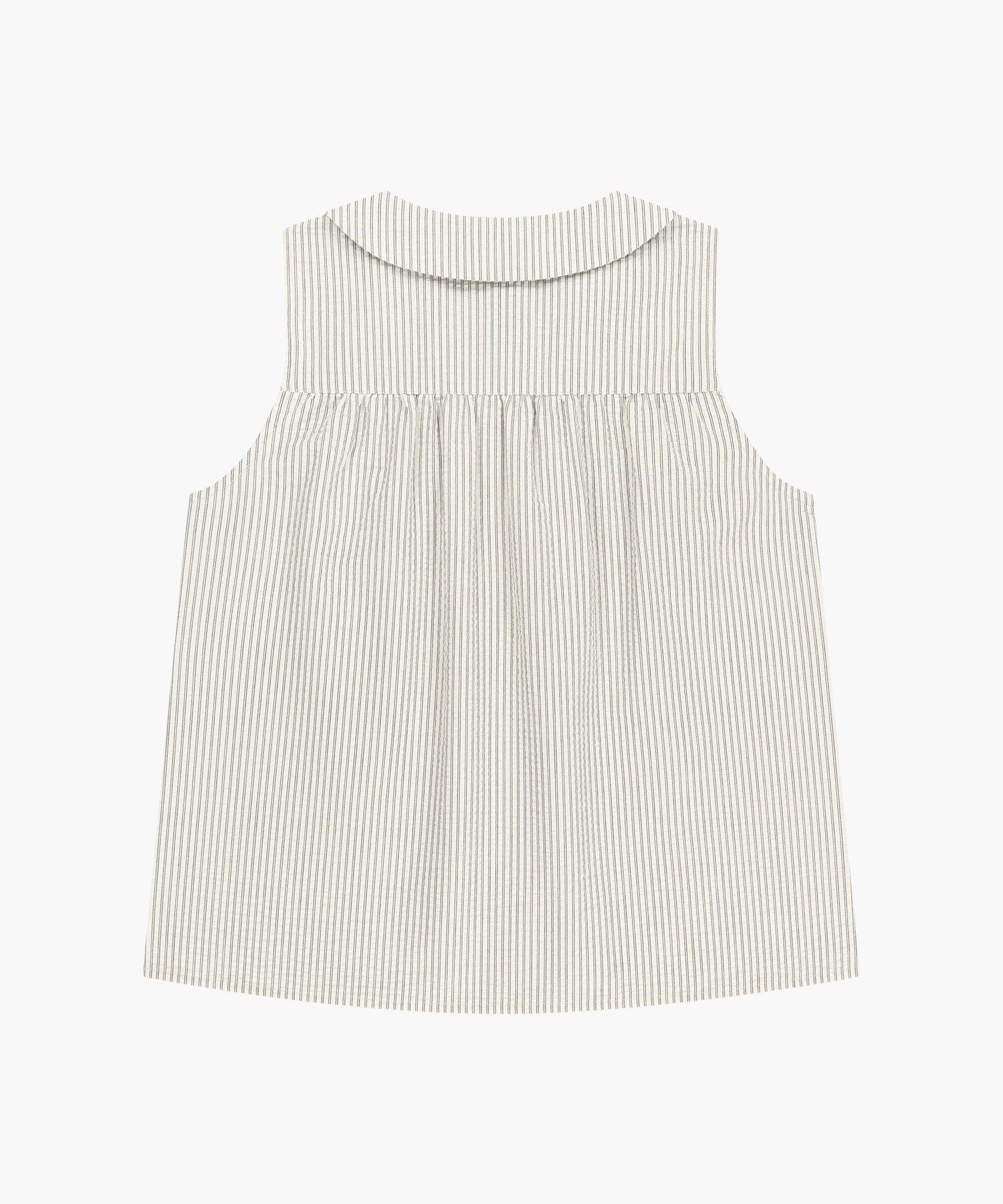 Marithe & Francois Girbaud - Round Collar Sleeveless Blouse (Ivory) product image 10 | TRAB K-Fashion Australia