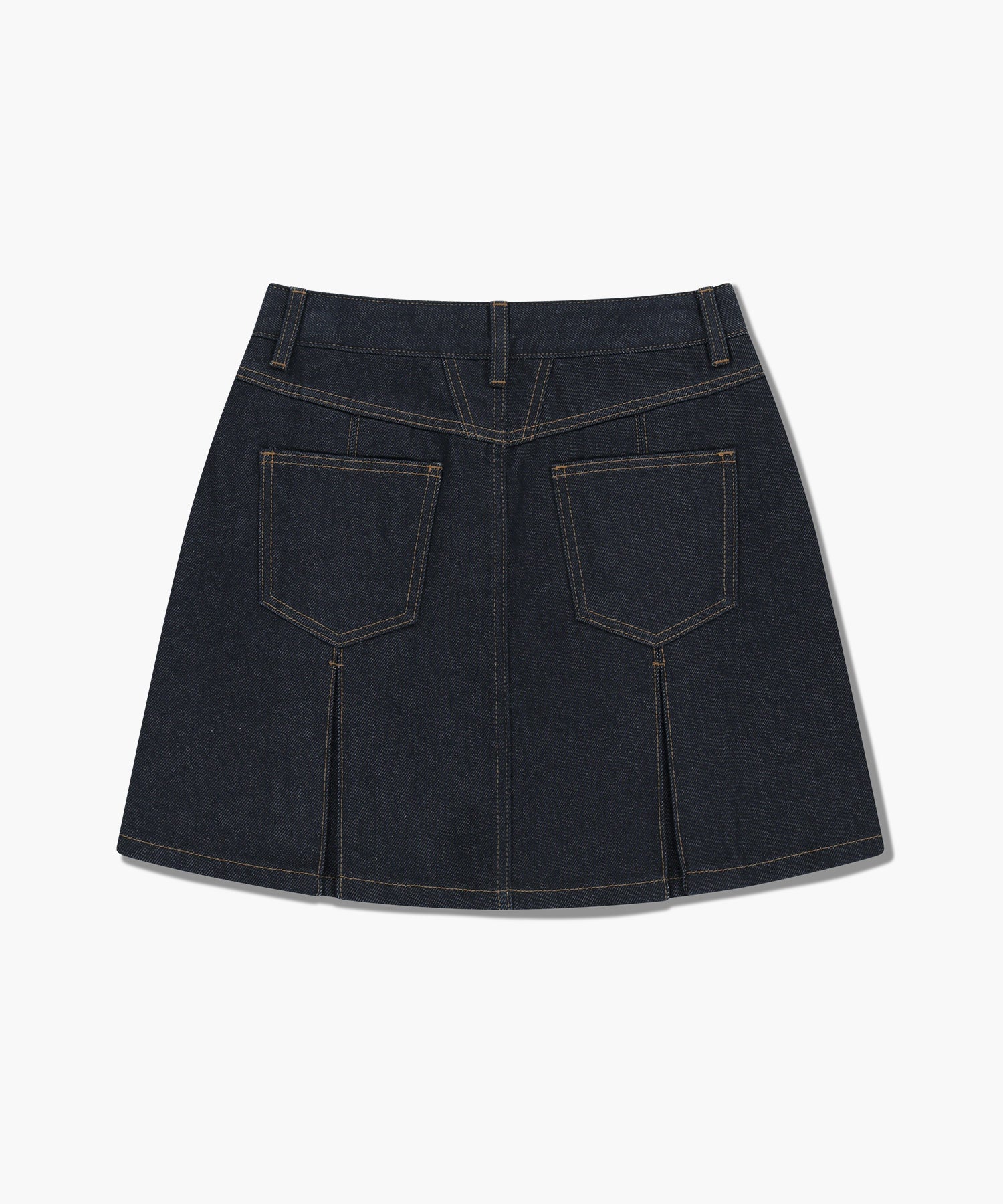 Marithe & Francois Girbaud - Denim Pleated Mini Skirt (Dark Blue) product image 9 | TRAB K-Fashion Australia