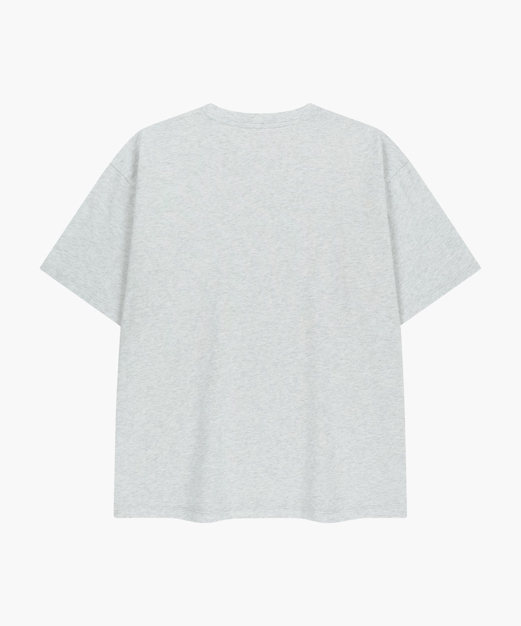 Marithe & Francois Girbaud - Unicorn Graphic Oversized Tee (Light Heather Gray) product image 7 | TRAB K-Fashion Australia
