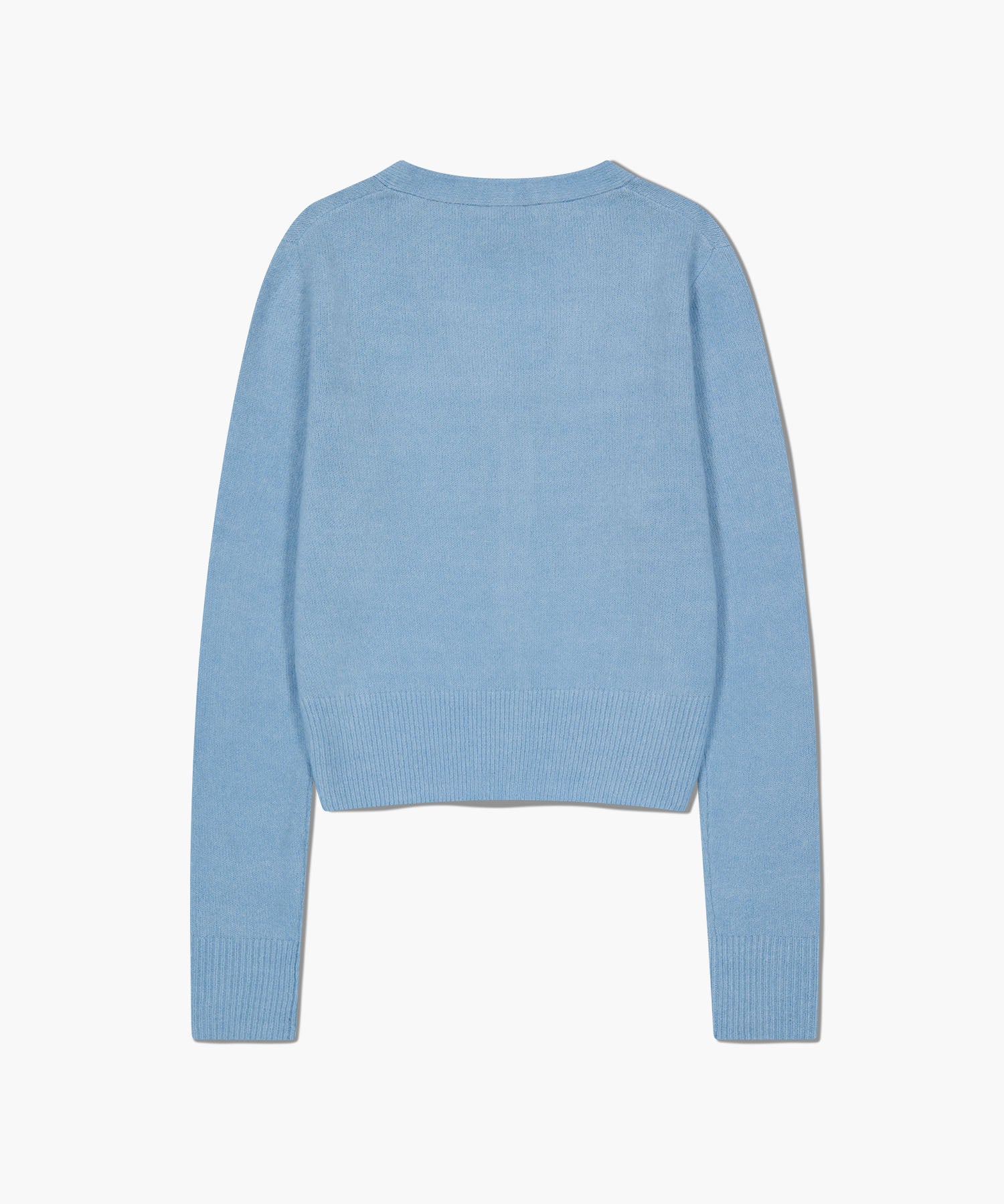Marithe & Francois Girbaud - V-neck Crop Cardigan (Sky Blue) product image 7 | TRAB K-Fashion Australia