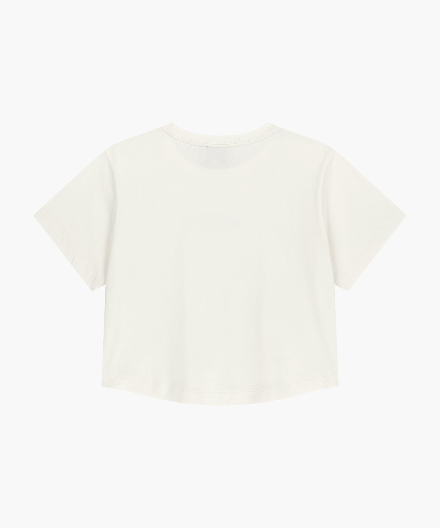 Marithe & Francois Girbaud - Silver Lettering Crop Tee (Ivory) product image 7 | TRAB K-Fashion Australia