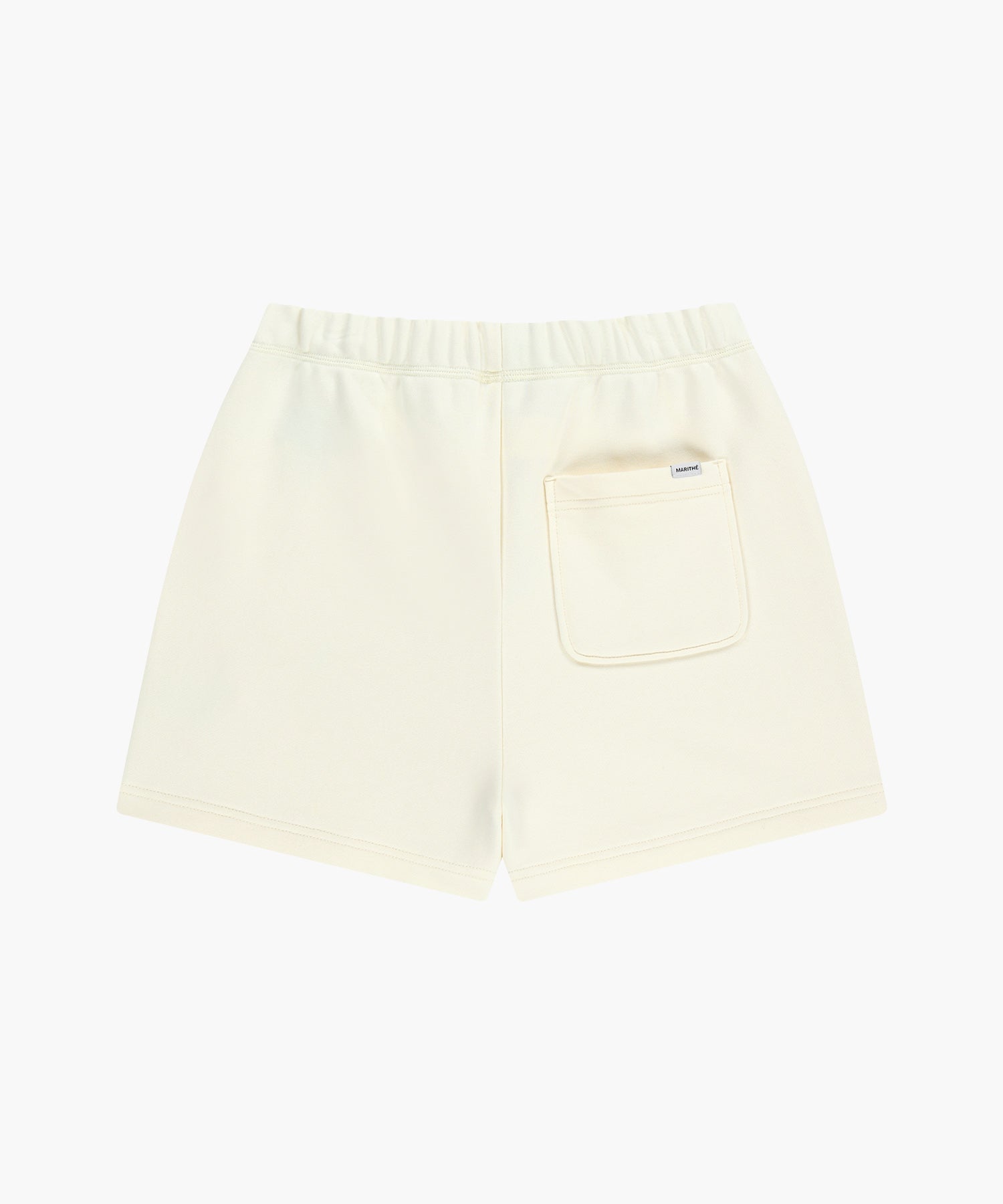 Marithe & Francois Girbaud - Regular Logo Sweat Shorts (Ivory) product image 7 | TRAB K-Fashion Australia
