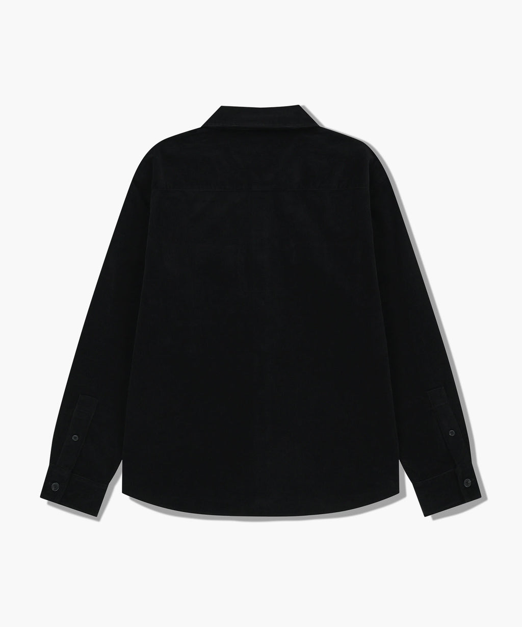 Marithe & Francois Girbaud - Classic Corduroy Shirt (Black) product image 7 | TRAB K-Fashion Australia