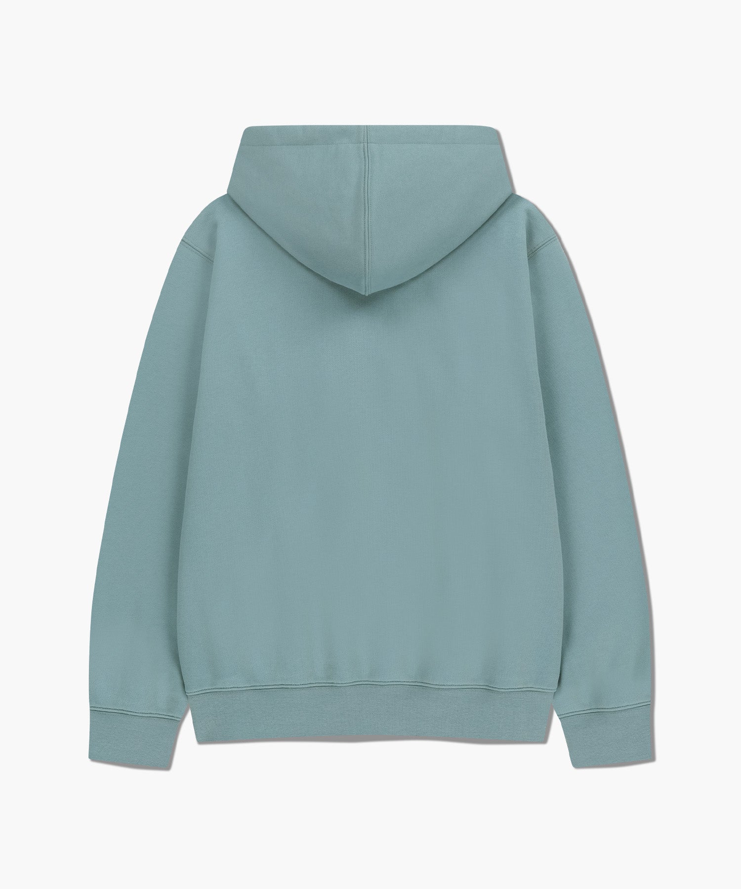 Marithe & Francois Girbaud - Classic Logo Embroidery Hoodie (brushed) (Mint Gray) product image 7 | TRAB K-Fashion Australia