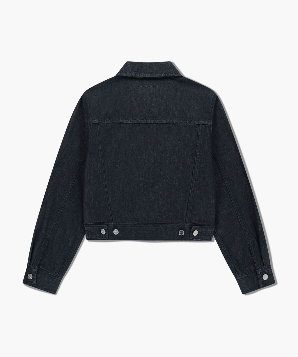 Marithe & Francois Girbaud - Denim Tuck Detail Jacket (Dark Blue) product image 7 | TRAB K-Fashion Australia
