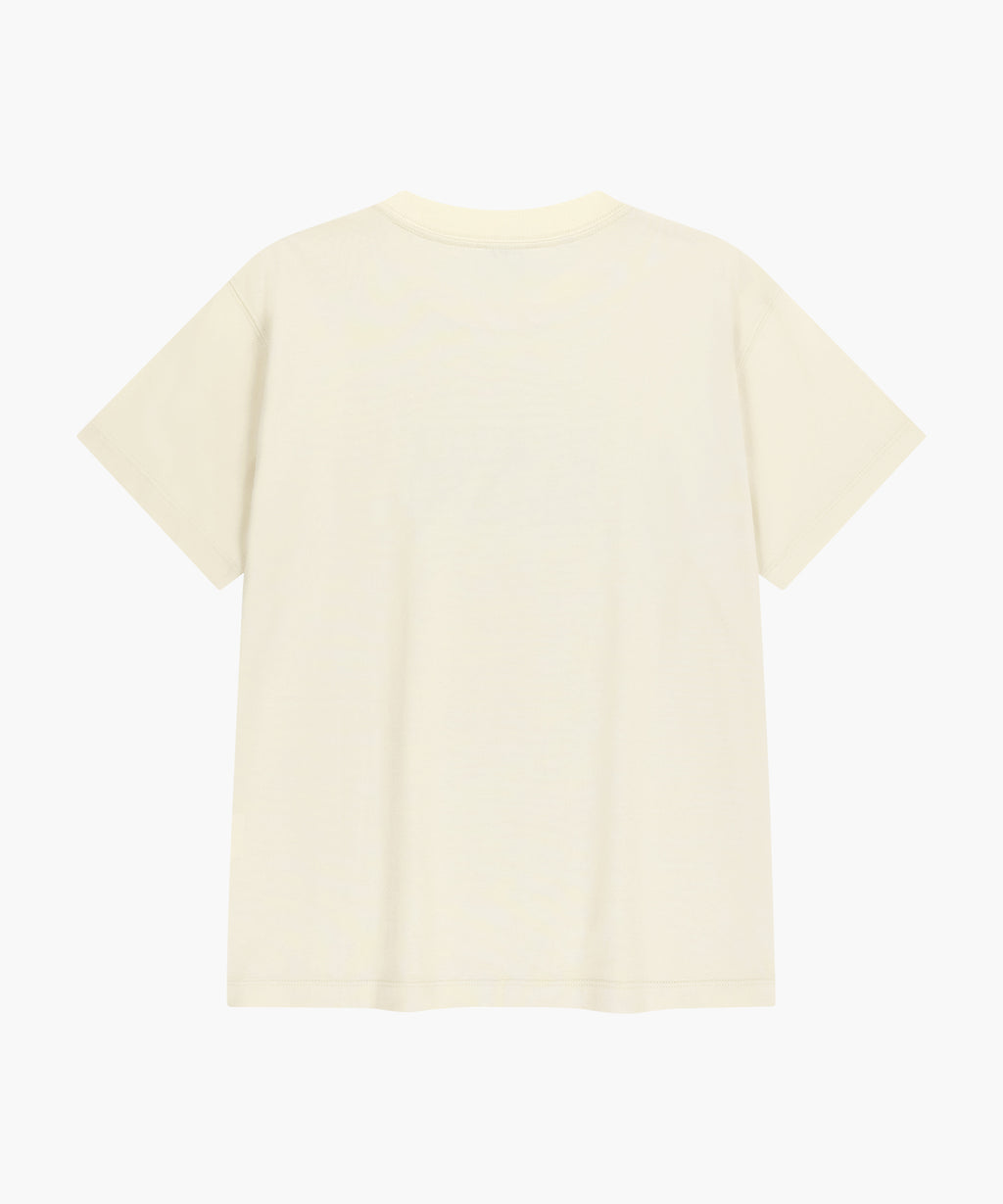 Marithe & Francois Girbaud - Classic Logo Tee (Cream) product image 7 | TRAB K-Fashion Australia
