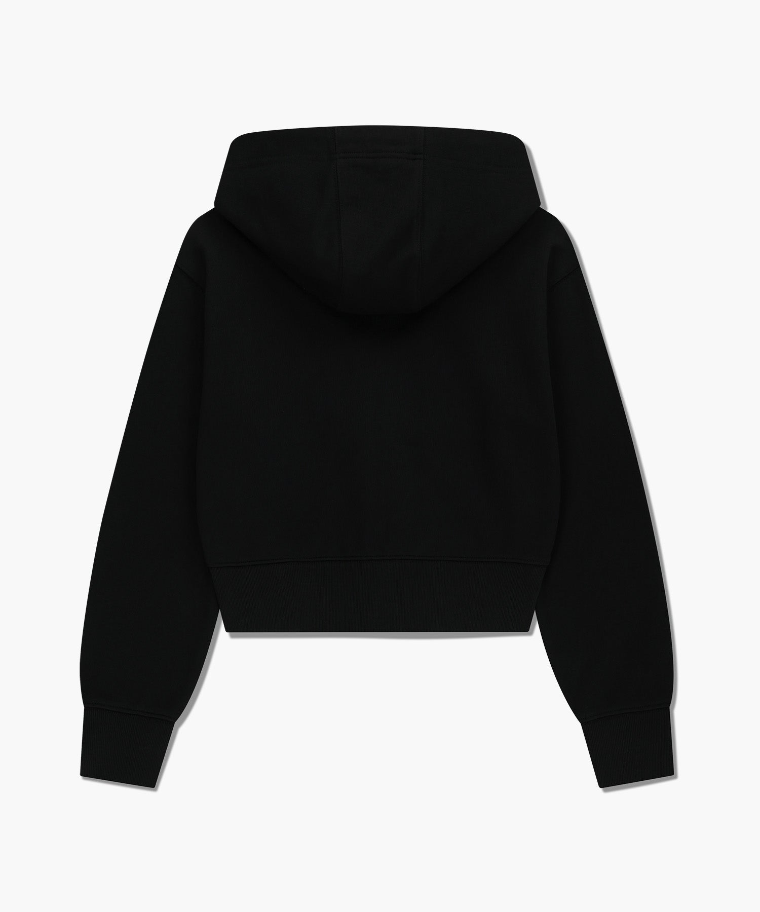Marithe & Francois Girbaud - Embroidery Classic Logo Crop Hoodie Zipup (Black) product image 7 | TRAB K-Fashion Australia