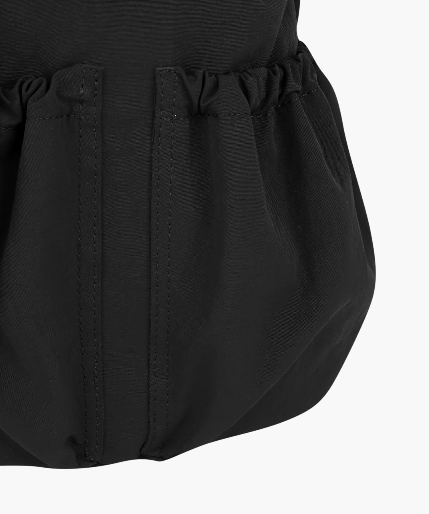 Marithe & Francois Girbaud - Classic Logo Stopper Pocket Backpack (Black) product image 7 | TRAB K-Fashion Australia
