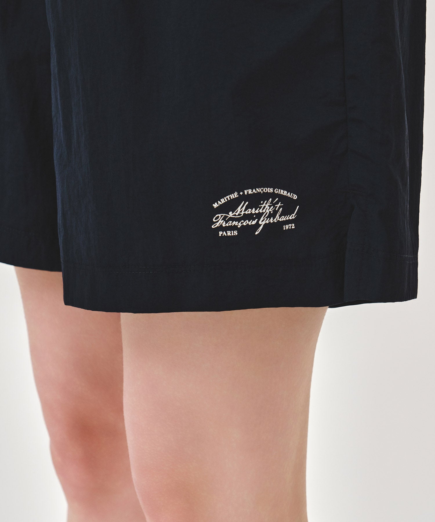 Marithe & Francois Girbaud - Logo Tee+nylon Shorts Set-up (White) product image 7 | TRAB K-Fashion Australia