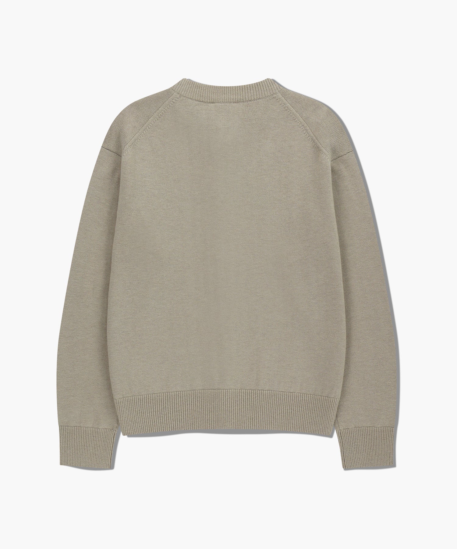 Marithe & Francois Girbaud - Basic Round Neck Cardigan (Beige) product image 7 | TRAB K-Fashion Australia