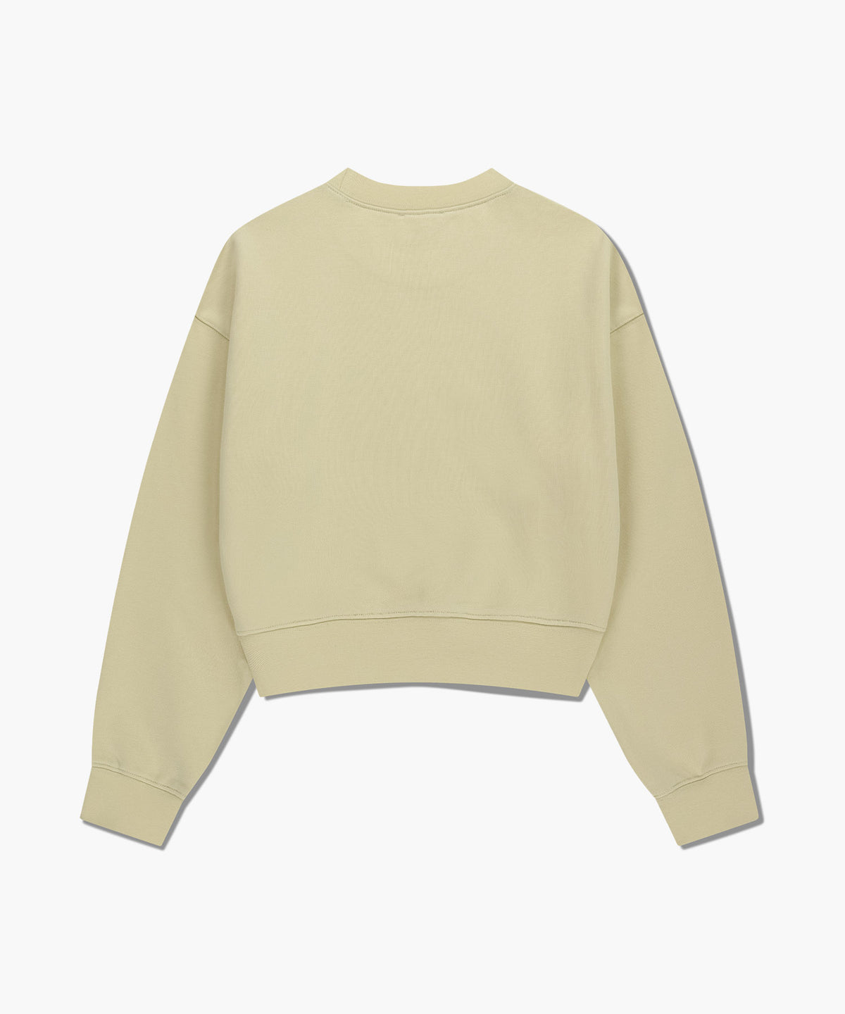 Marithe & Francois Girbaud - Classic Logo Crop Sweatshirt (Light Yellow) product image 7 | TRAB K-Fashion Australia
