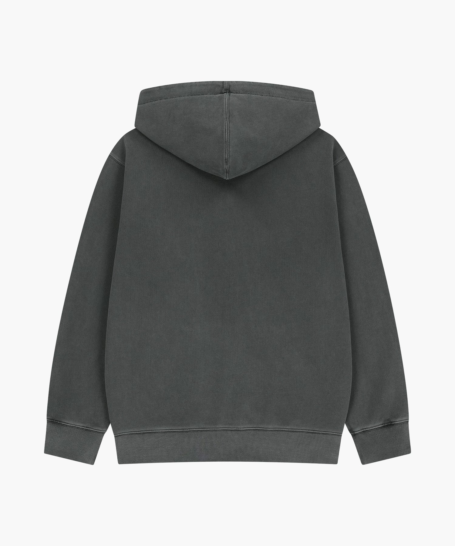 Marithe & Francois Girbaud - Classic Logo Dyeing Hoodie Zipup (Charcoal) product image 7 | TRAB K-Fashion Australia