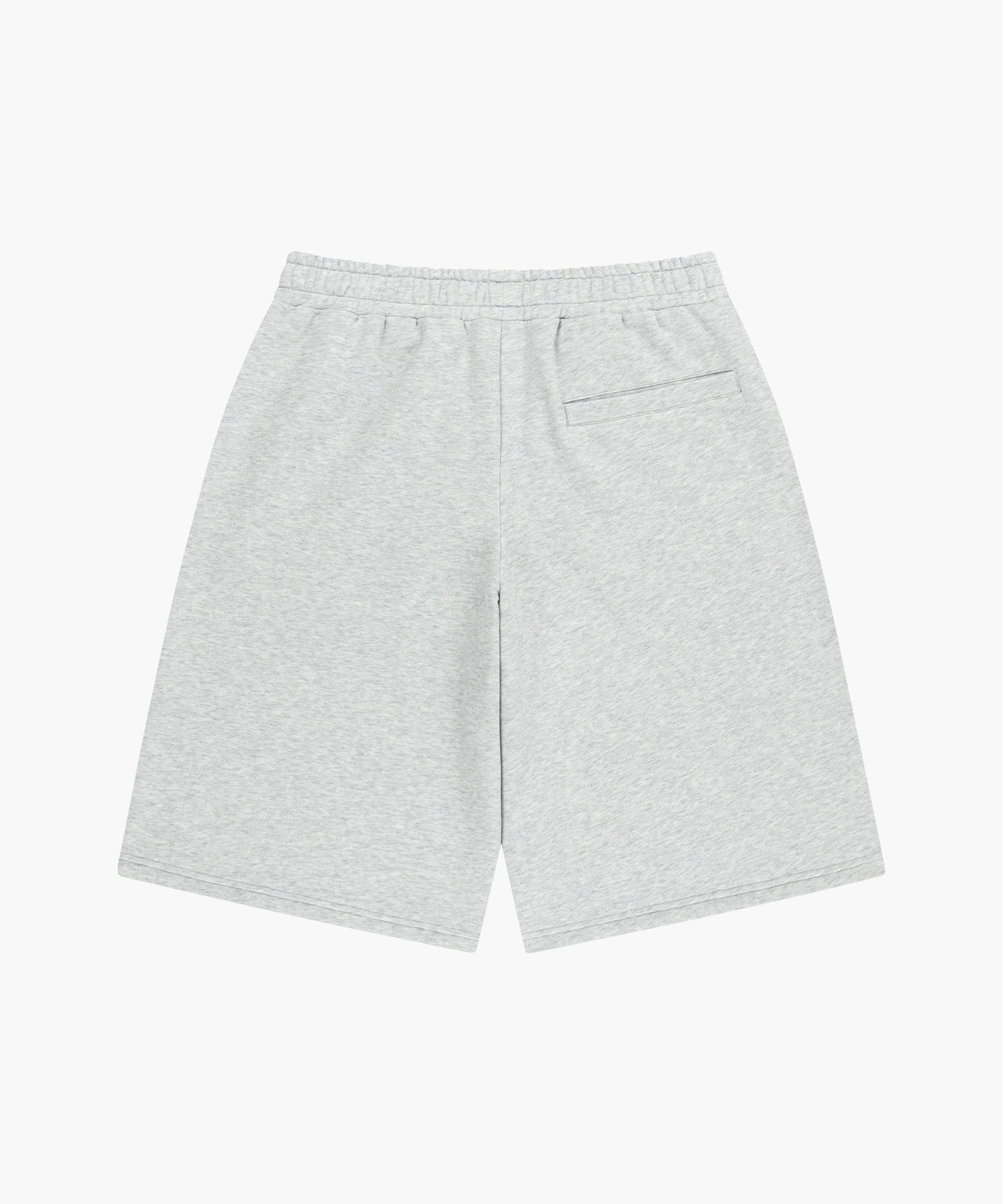 Marithe & Francois Girbaud - Embo Logo Bermuda Sweat Shorts (Light Heather Gray) product image 7 | TRAB K-Fashion Australia