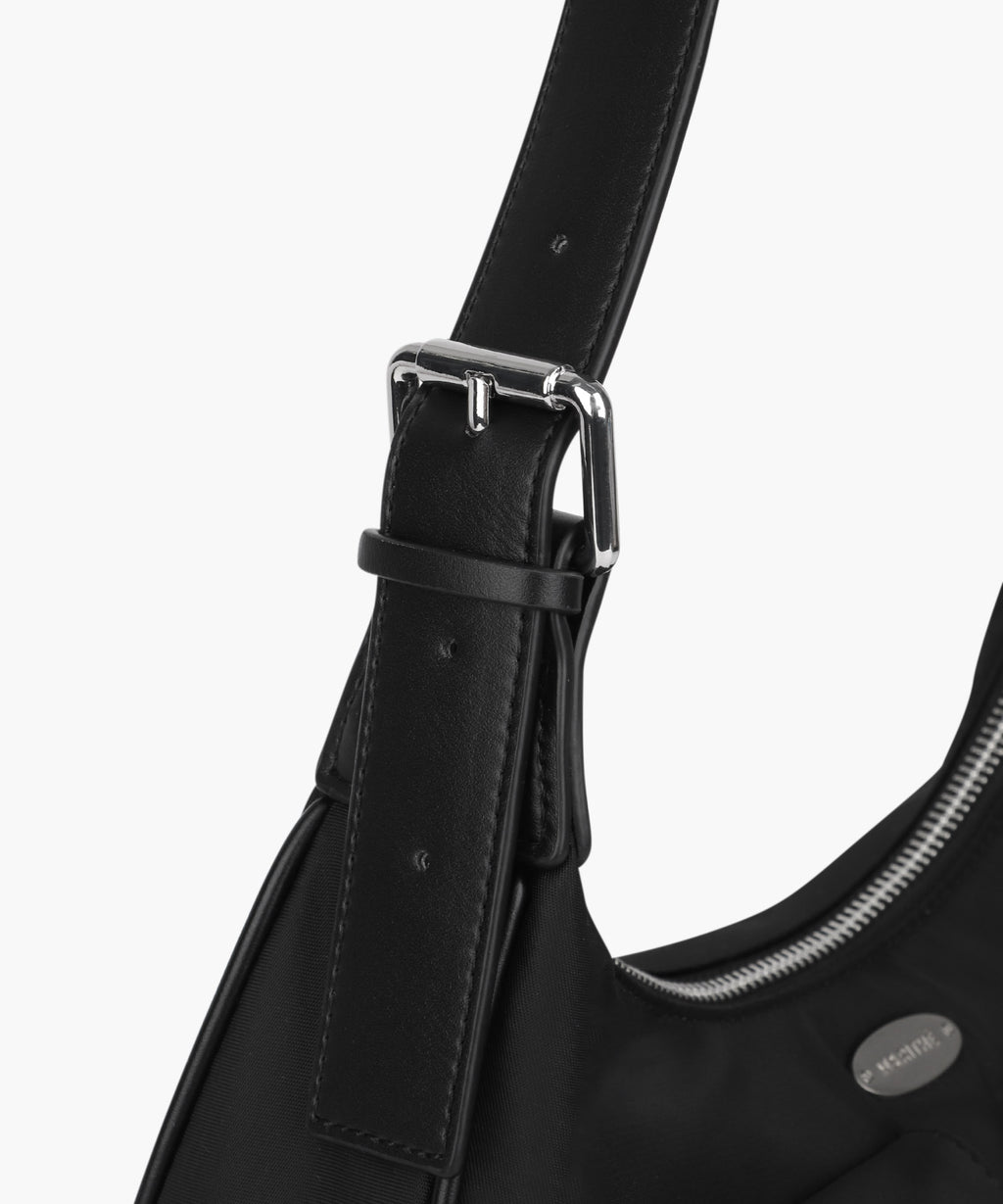 Marithe & Francois Girbaud - Regular Logo 2way Hobo Bag (Black) product image 7 | TRAB K-Fashion Australia