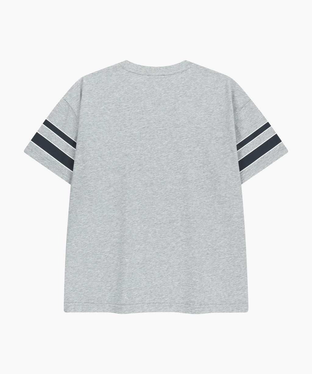 Marithe & Francois Girbaud - Aerocool Football Oversized Tee (Heather Gray) product image 7 | TRAB K-Fashion Australia