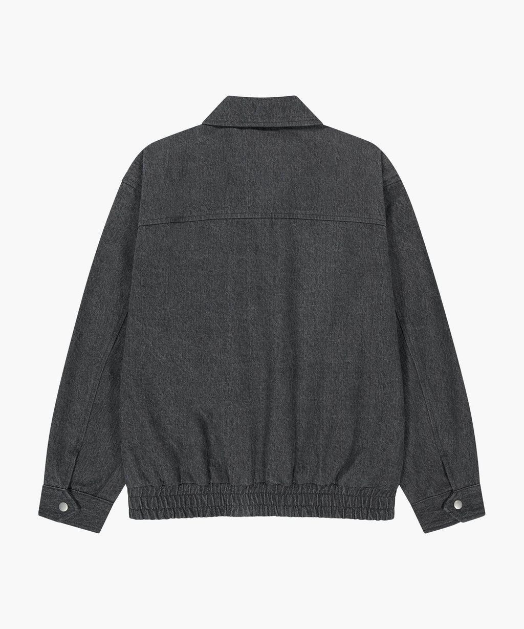 Marithe & Francois Girbaud - Denim Harrington Jacket (Gray) product image 7 | TRAB K-Fashion Australia
