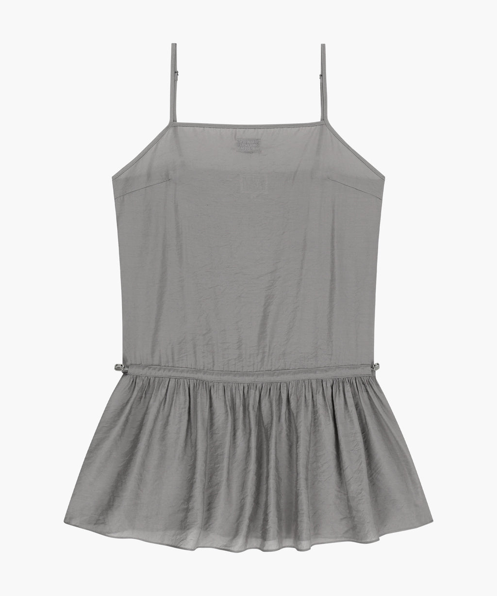 Marithe & Francois Girbaud - Shirring Sleeveless Dress (Gray) product image 7 | TRAB K-Fashion Australia
