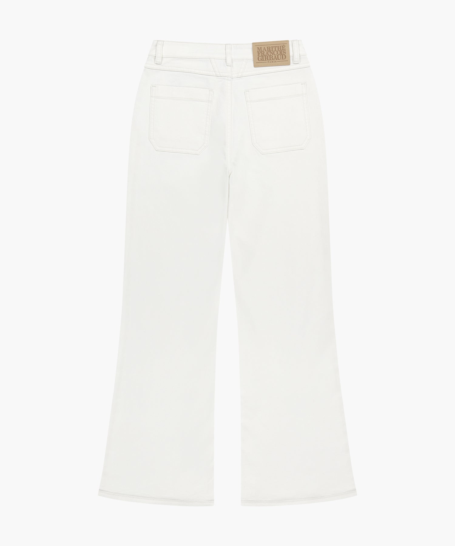 Marithe & Francois Girbaud - Boot-cut Denim Pants (White) product image 10 | TRAB K-Fashion Australia