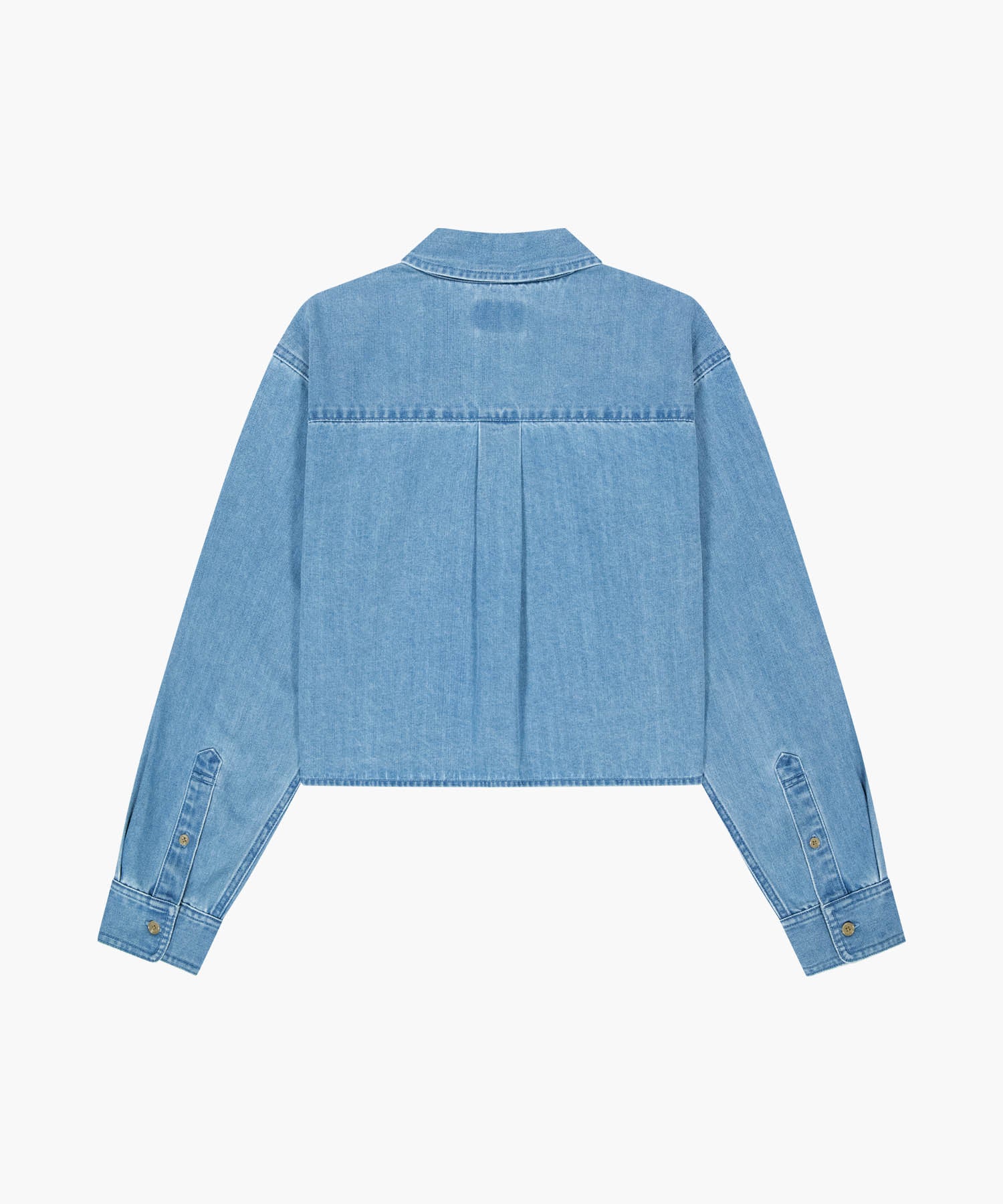 Marithe & Francois Girbaud - Crop Denim Shirt (Light Blue) product image 7 | TRAB K-Fashion Australia