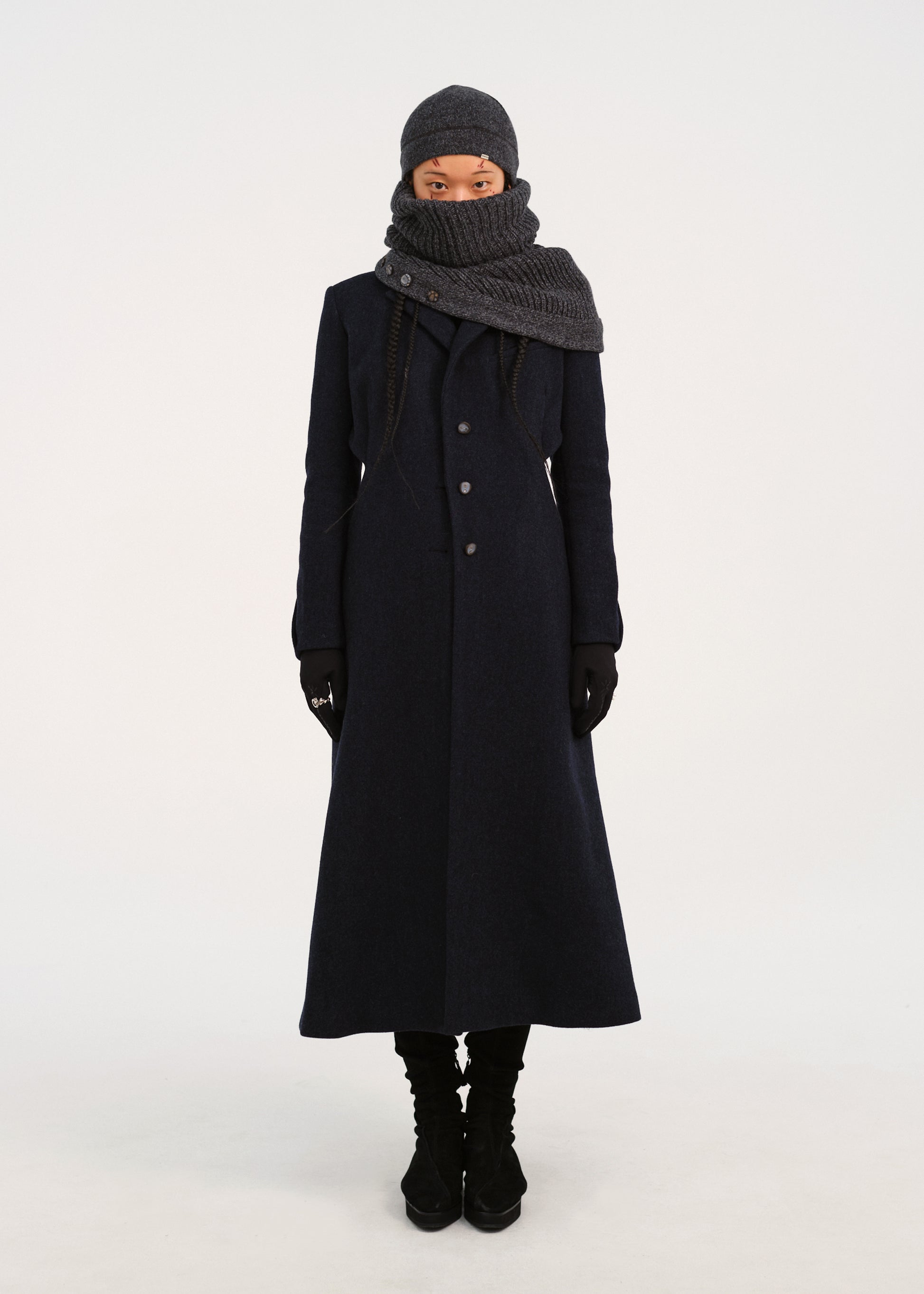 Hyein Seo - Logo Beanie (Dark Grey) product image 2 | TRAB K-Fashion Australia