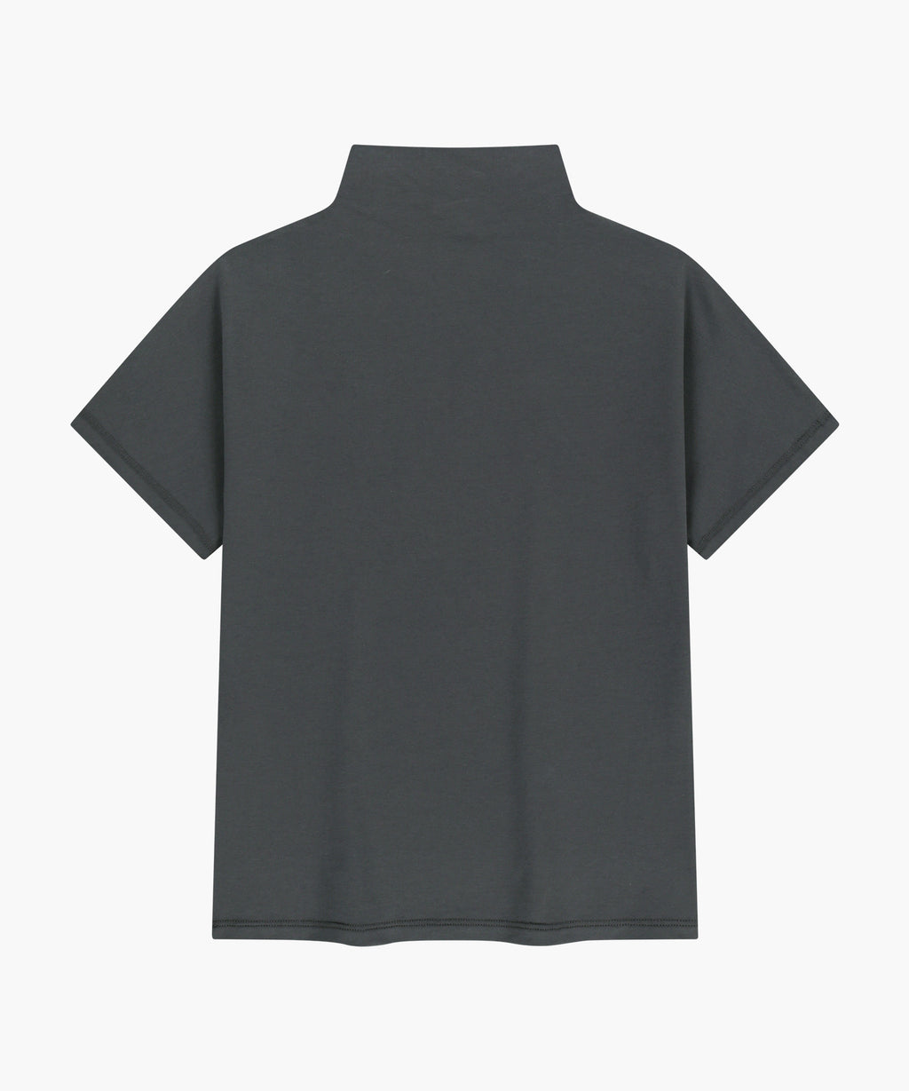 Marithe & Francois Girbaud - Half Neck Tee (Charcoal) product image 7 | TRAB K-Fashion Australia