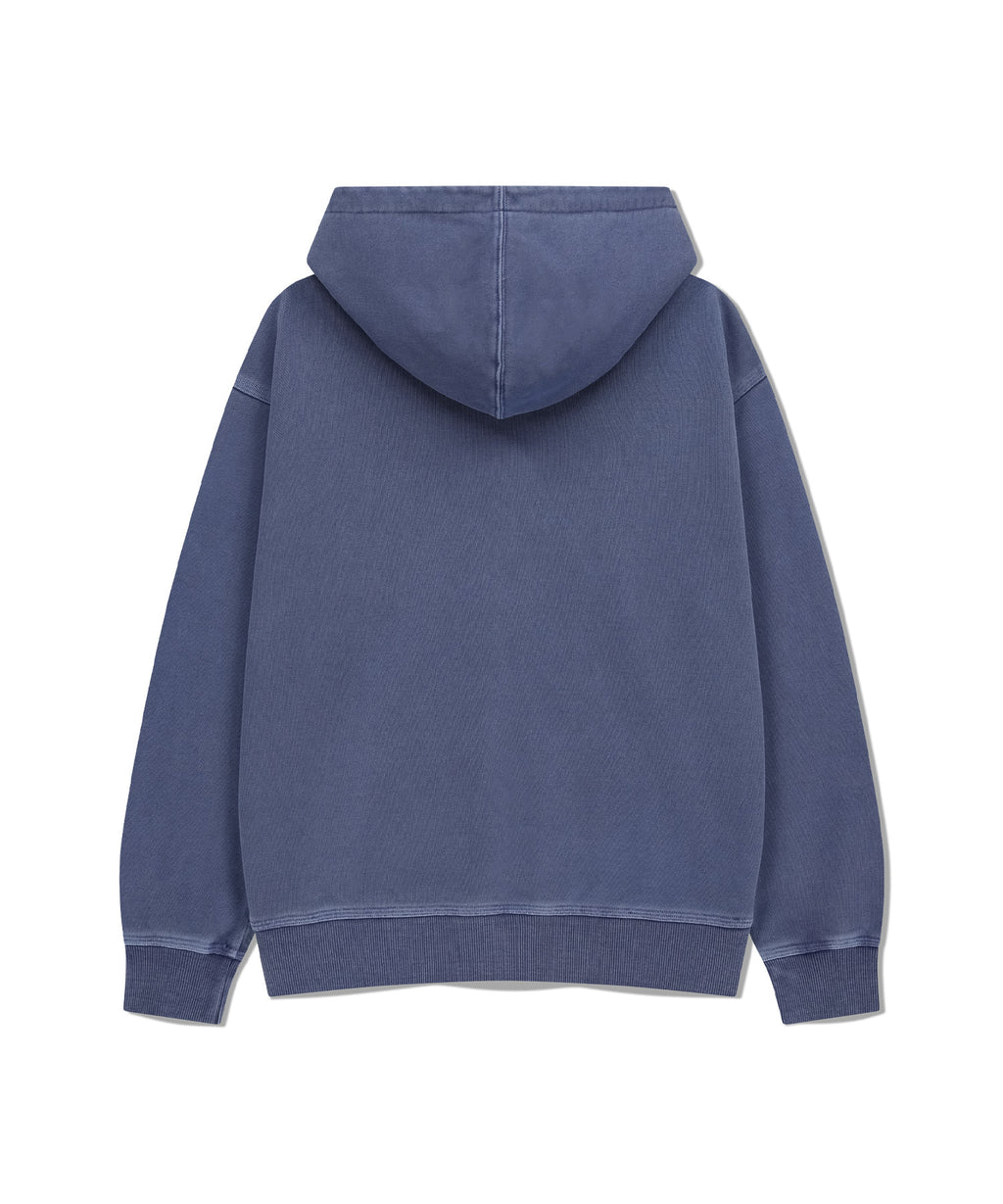 Marithe & Francois Girbaud - Crest Logo Garment Dyed Oversized Hoodie (Navy) product image 7 | TRAB K-Fashion Australia