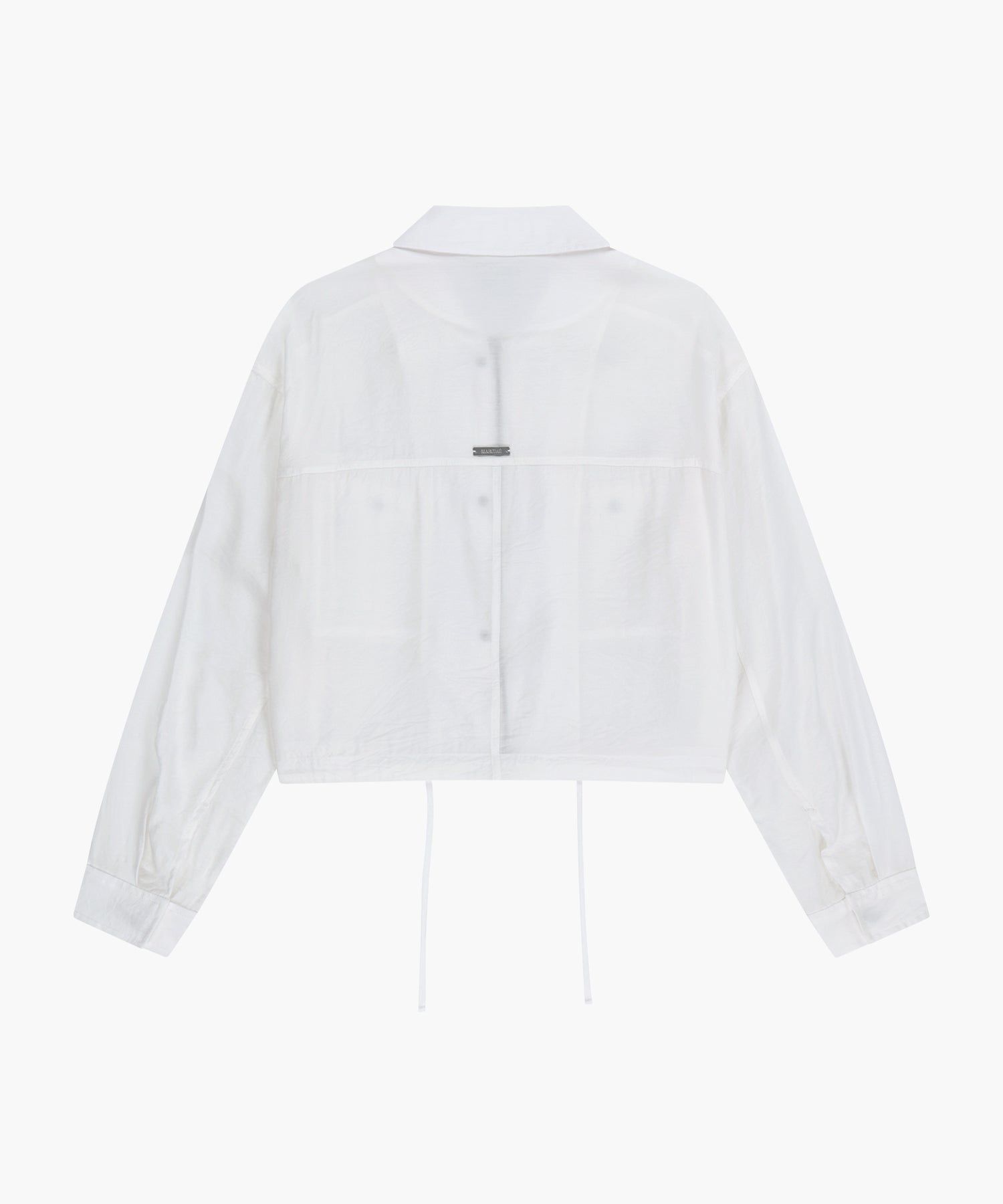 Marithe & Francois Girbaud - Crop Sheer Jacket (White) product image 7 | TRAB K-Fashion Australia
