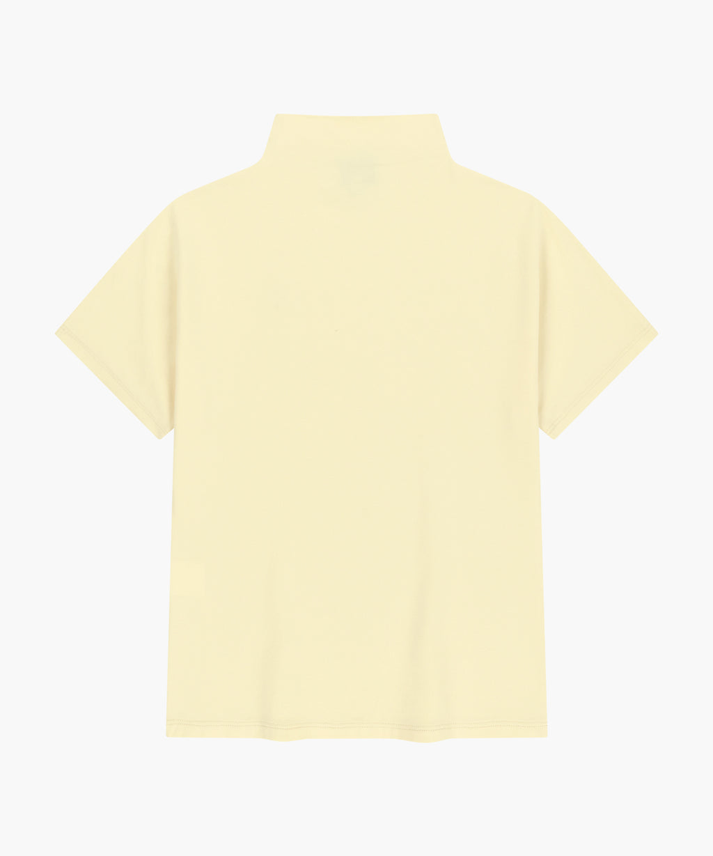 Marithe & Francois Girbaud - Half Neck Tee (Cream) product image 7 | TRAB K-Fashion Australia
