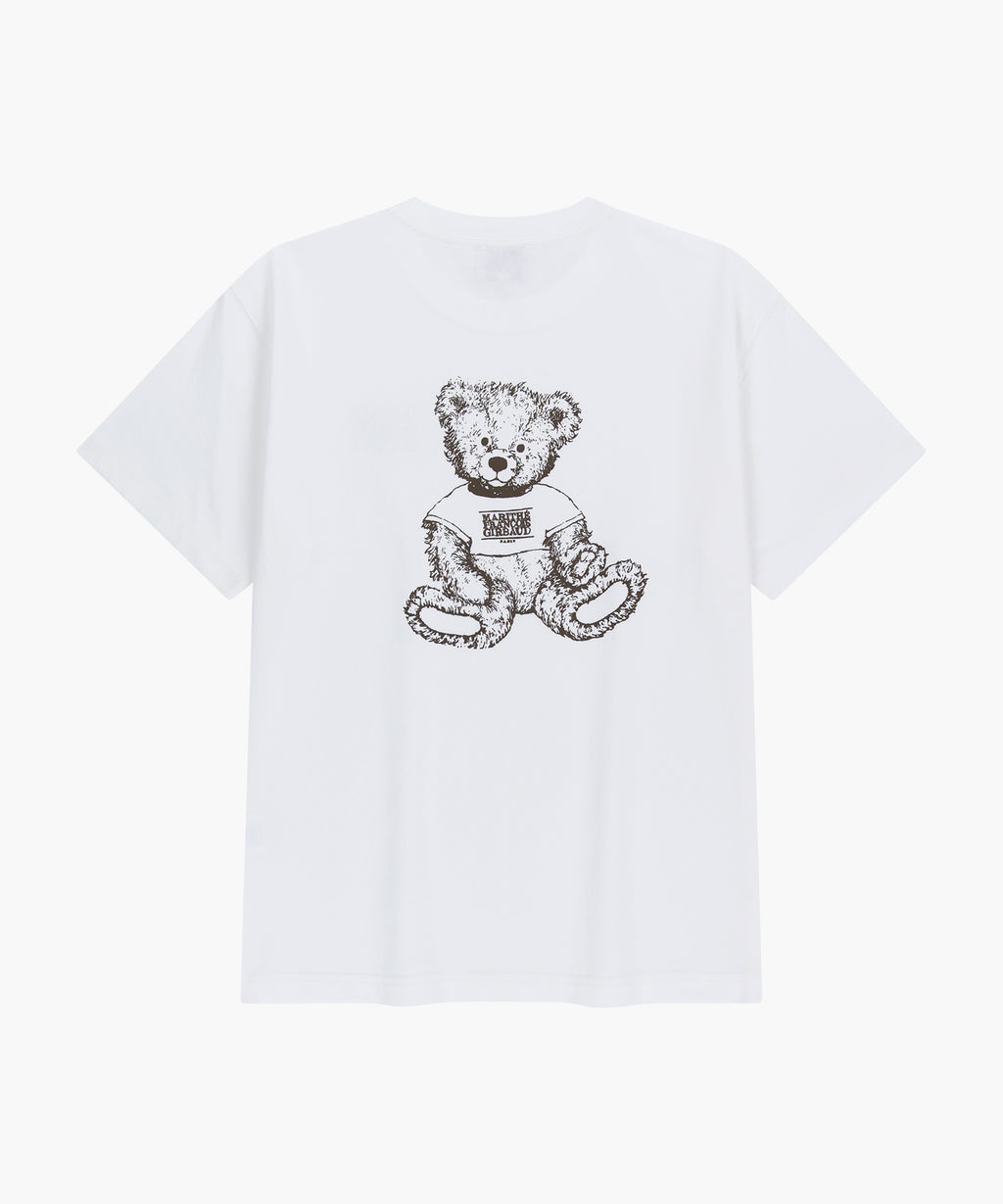 Marithe & Francois Girbaud - Doodle Bear Tee (White) product image 7 | TRAB K-Fashion Australia