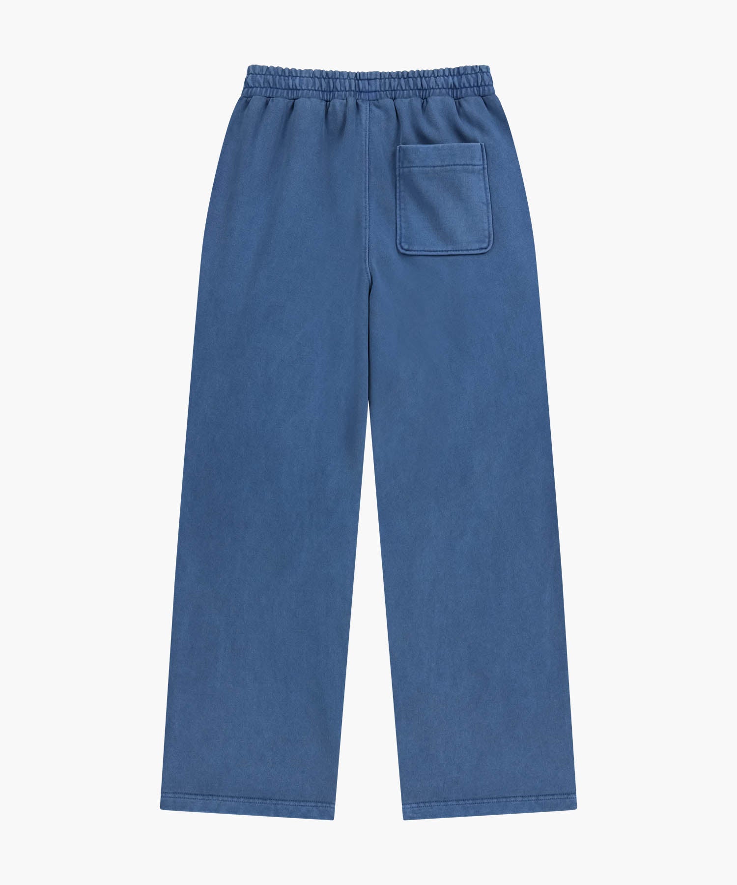 Marithe & Francois Girbaud - Outline Classic Logo Dyeing Tuck Wide Sweat Pants (Blue) product image 7 | TRAB K-Fashion Australia