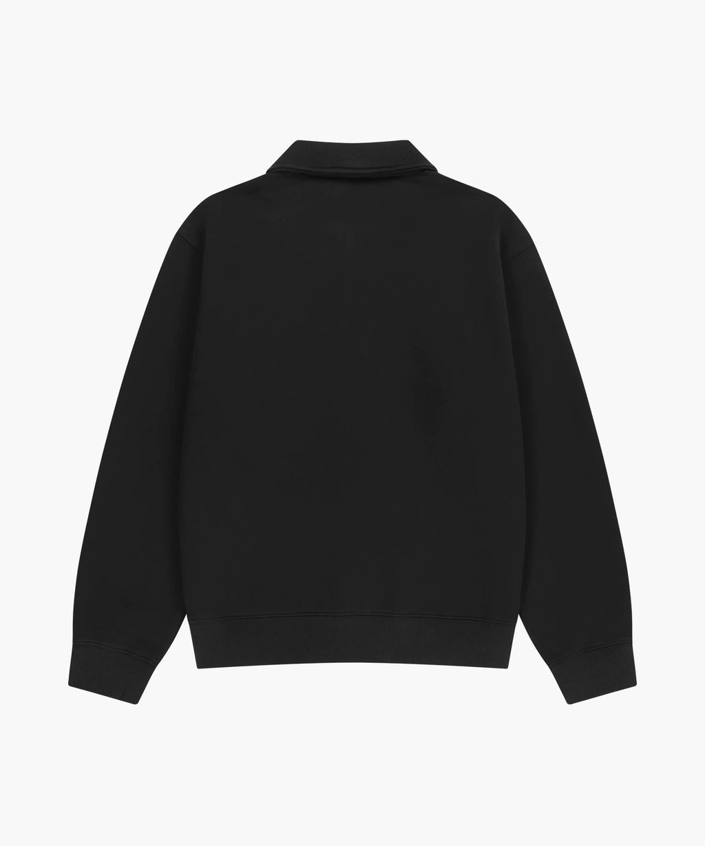 Marithe & Francois Girbaud - Small Classic Logo Half Zipup Sweatshirt (Black) product image 7 | TRAB K-Fashion Australia