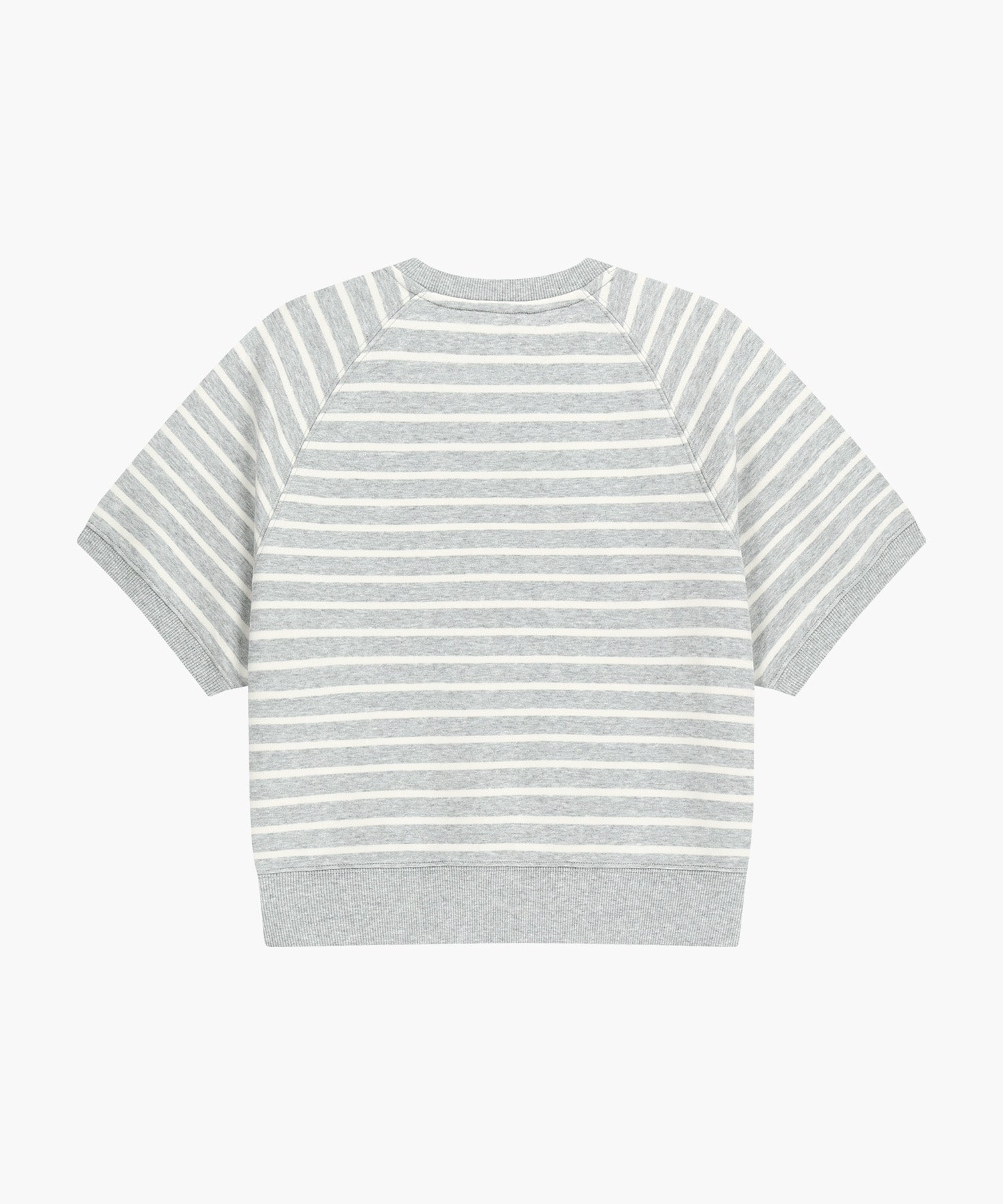 Marithe & Francois Girbaud - Vintage Classic Logo Half Sweatshirt (Melange Gray) product image 7 | TRAB K-Fashion Australia