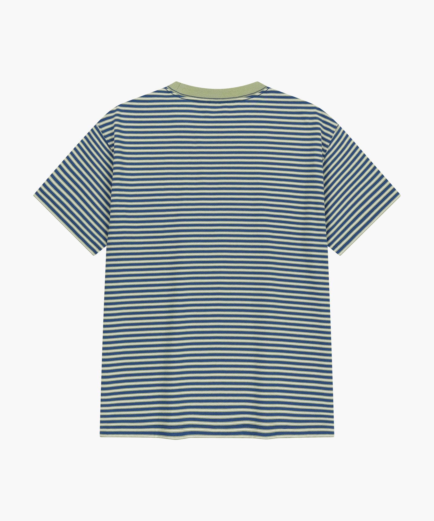 Marithe & Francois Girbaud - Small Classic Logo Stripe Ringer Tee (Light Green) product image 7 | TRAB K-Fashion Australia