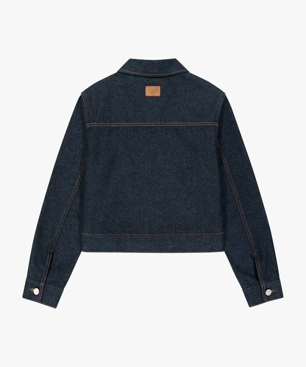 Marithe & Francois Girbaud - Crop Denim Blouson Jacket (Indigo) product image 7 | TRAB K-Fashion Australia