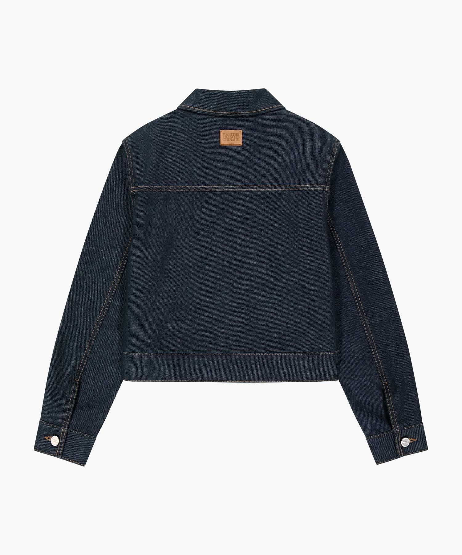 Marithe & Francois Girbaud - Crop Denim Blouson Jacket (Indigo) product image 7 | TRAB K-Fashion Australia