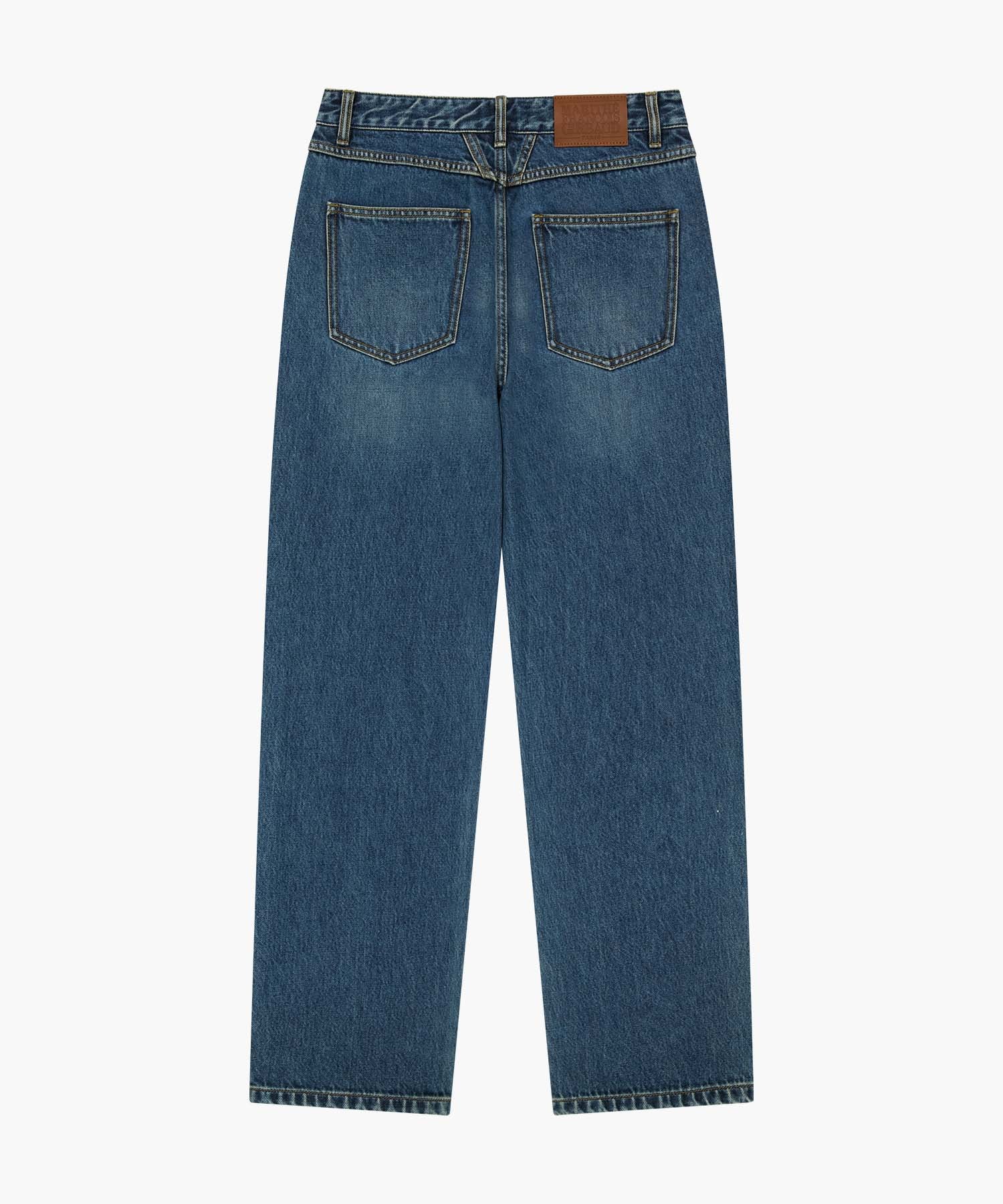 Marithe & Francois Girbaud - New M Slim Straight Denim Pants (Dark Blue) product image 7 | TRAB K-Fashion Australia