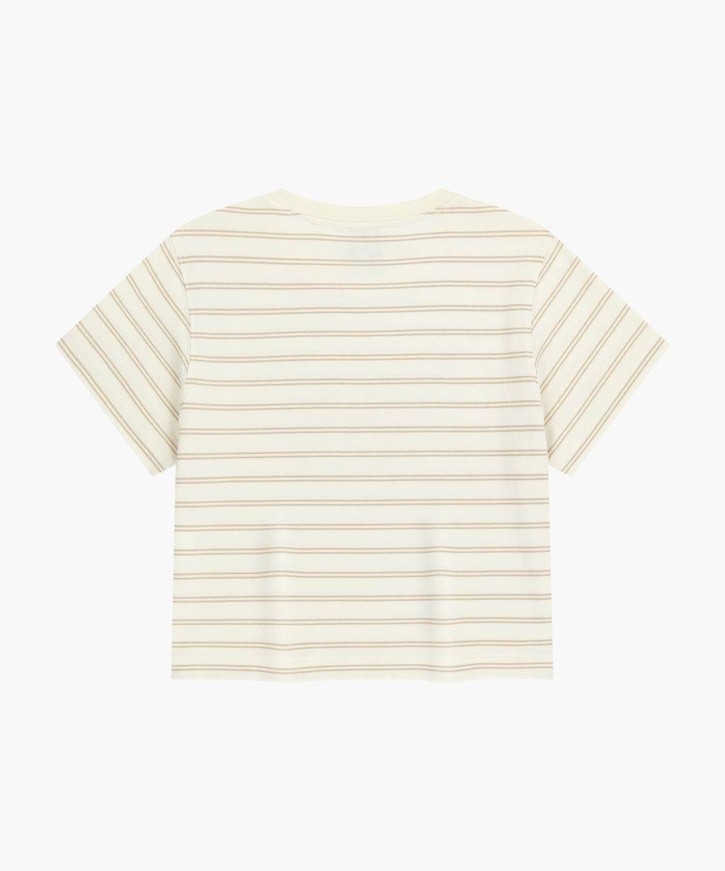 Marithe & Francois Girbaud - Classic Logo Crop Tee (Ivory) product image 7 | TRAB K-Fashion Australia
