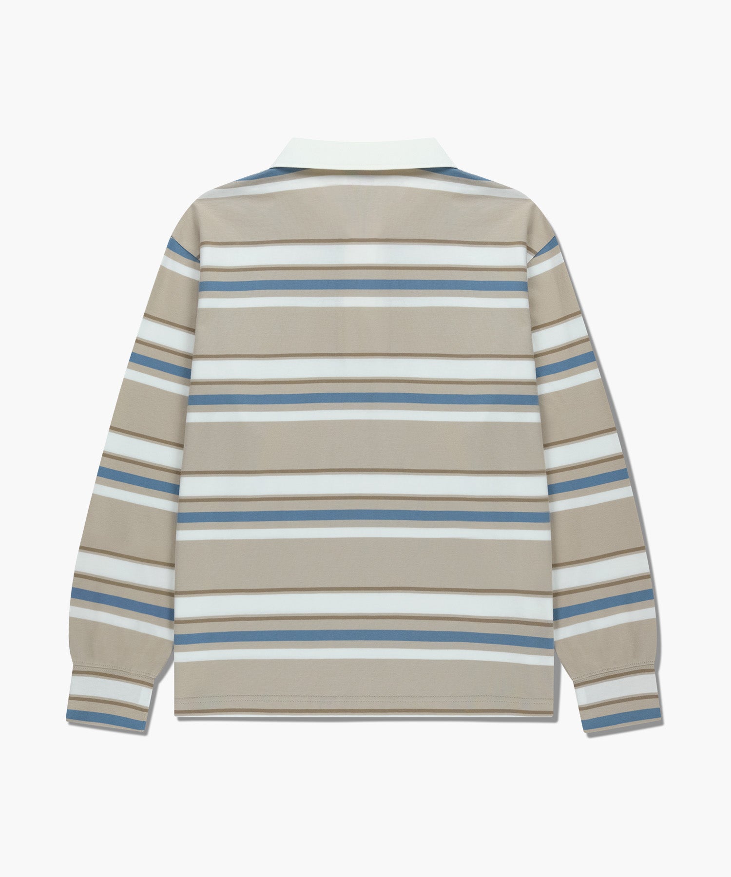 Marithe & Francois Girbaud - Stripe Collar Long Sleeve (Beige) product image 7 | TRAB K-Fashion Australia