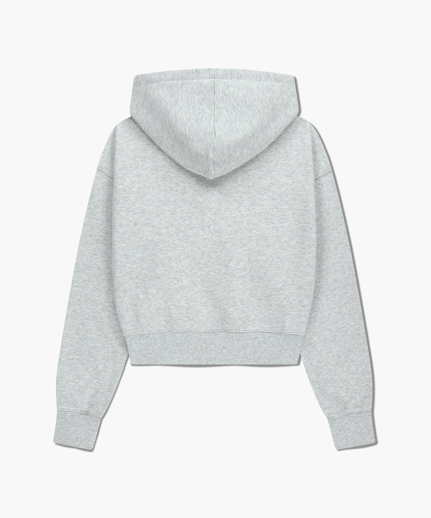 Marithe & Francois Girbaud - Small Classic Logo Crop Hoodie (Light Heather Gray) product image 9 | TRAB K-Fashion Australia