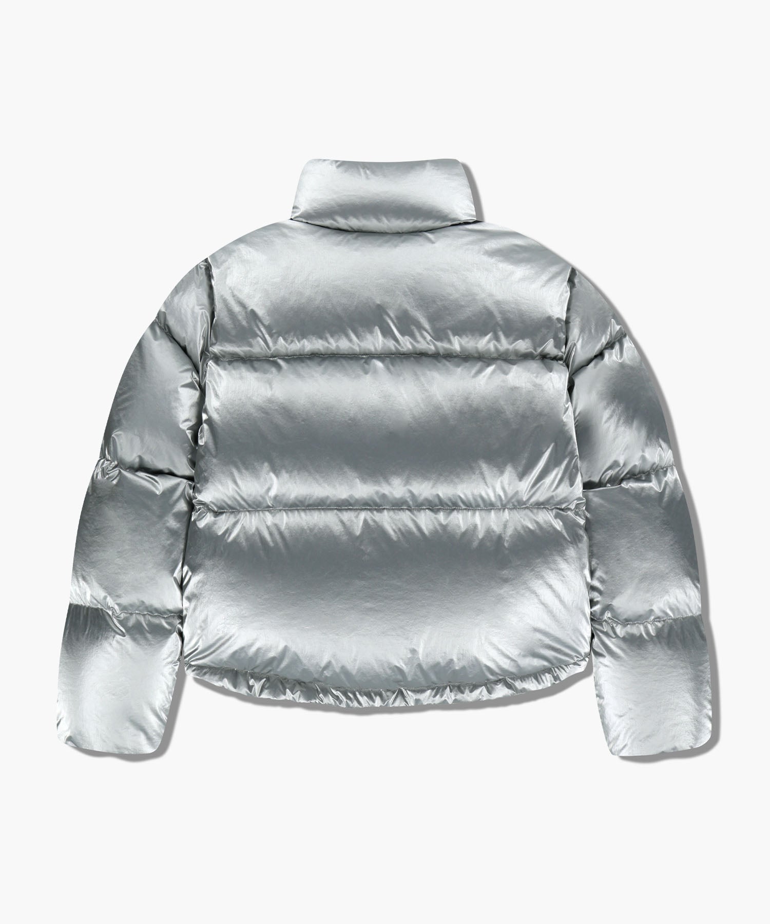 Marithe & Francois Girbaud - Glossy Crop Down Jacket (Silver) product image 7 | TRAB K-Fashion Australia