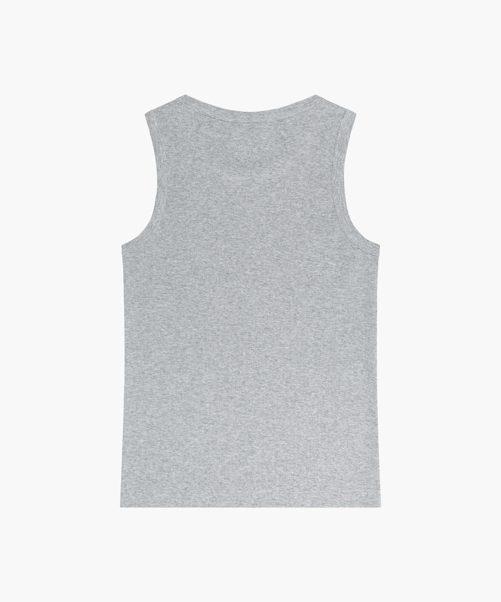 Marithe & Francois Girbaud - Ribbon Classic Logo Sleeveless (Heather Gray) product image 7 | TRAB K-Fashion Australia