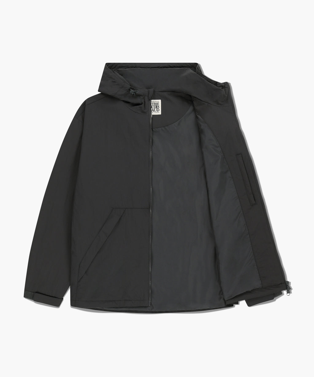 Marithe & Francois Girbaud - Classic Logo Over Fit Hooded Windbreaker (Charcoal) product image 7 | TRAB K-Fashion Australia