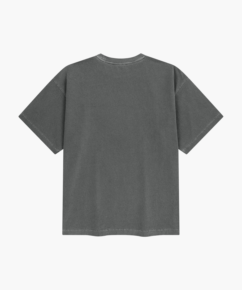 Marithe & Francois Girbaud - Outline Classic Logo Dyeing Oversized Tee (Charcoal) product image 7 | TRAB K-Fashion Australia