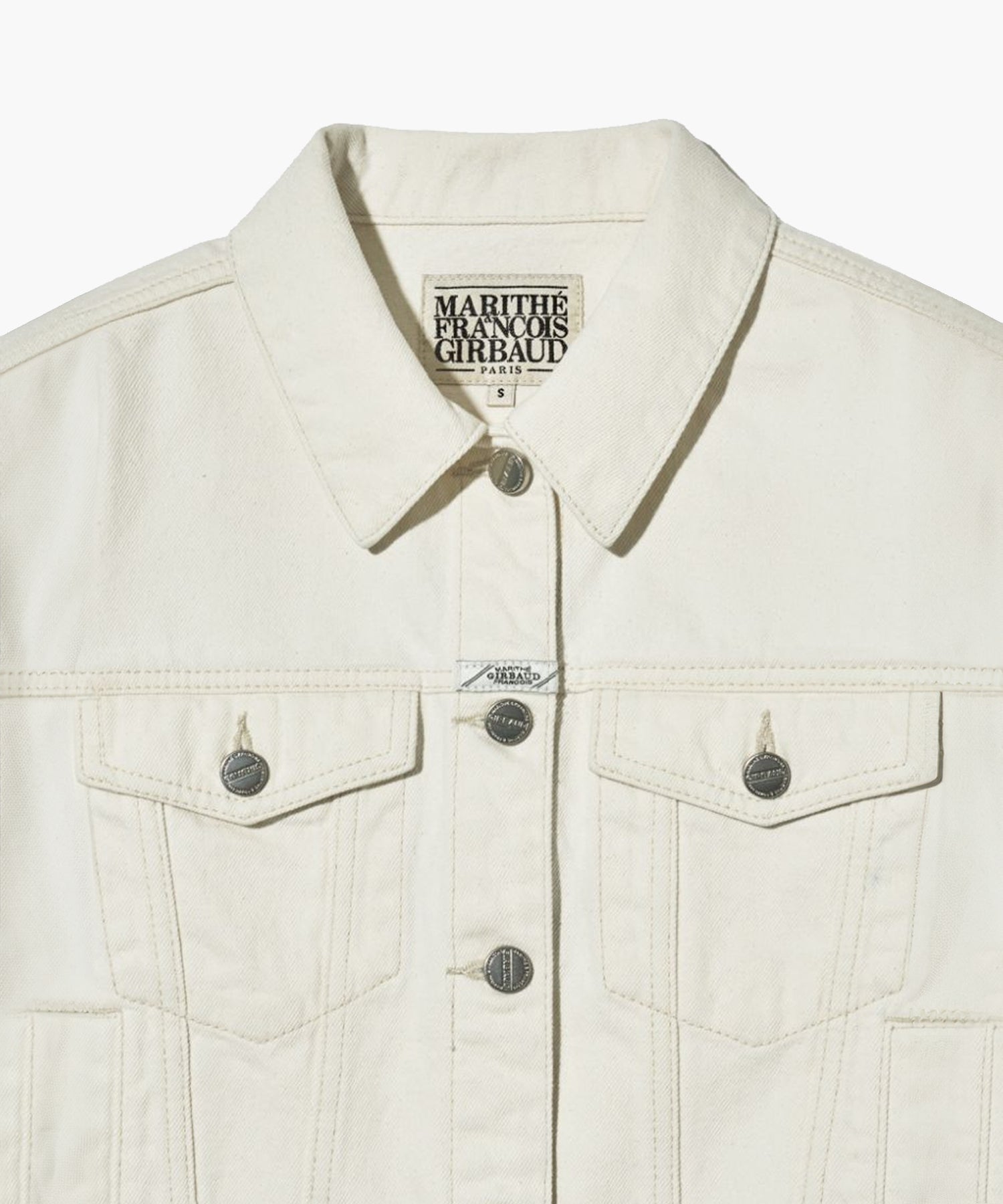 Marithe & Francois Girbaud - Denim Trucker Jacket (Ecru) product image 7 | TRAB K-Fashion Australia