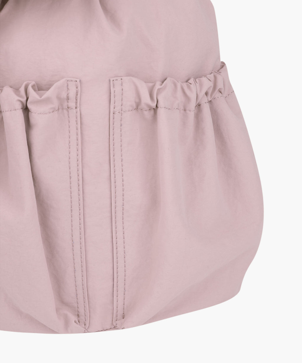 Marithe & Francois Girbaud - Classic Logo Stopper Pocket Backpack (Gray Pink) product image 7 | TRAB K-Fashion Australia
