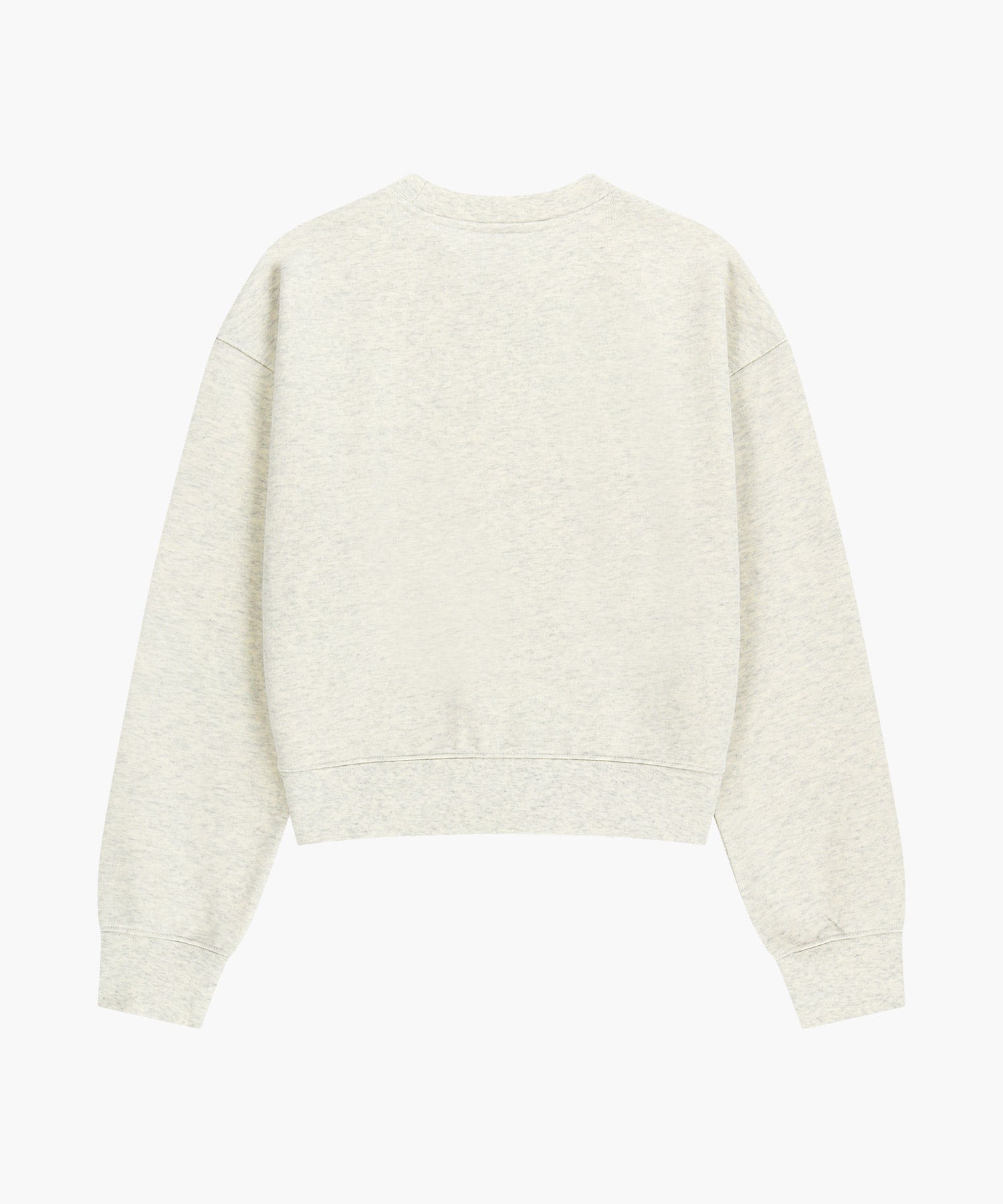 Marithe & Francois Girbaud - Classic Logo Crop Sweatshirt (Oatmeal) product image 7 | TRAB K-Fashion Australia
