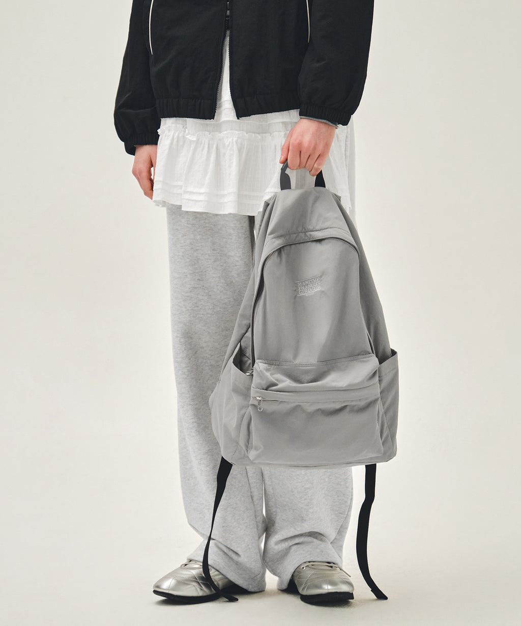 Marithe & Francois Girbaud - Classic Logo Light Backpack (Gray) product image 7 | TRAB K-Fashion Australia